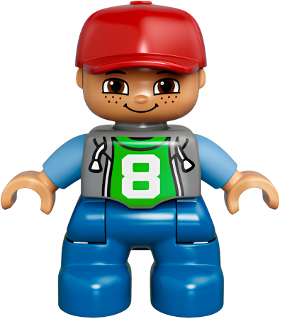 Минифигурка Lego Duplo Figure Lego Ville, Child Boy 47205pb026